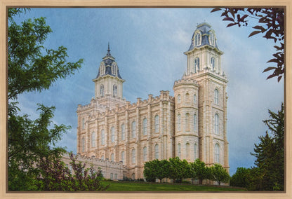 Manti Temple 02 Gallery Wrap