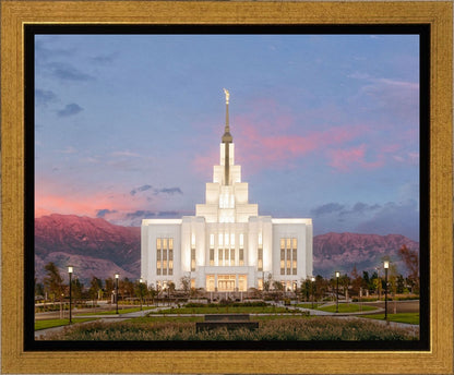 Saratoga Springs Timpanogos Glow Gallery Wrap