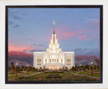 Saratoga Springs Timpanogos Glow Gallery Wrap