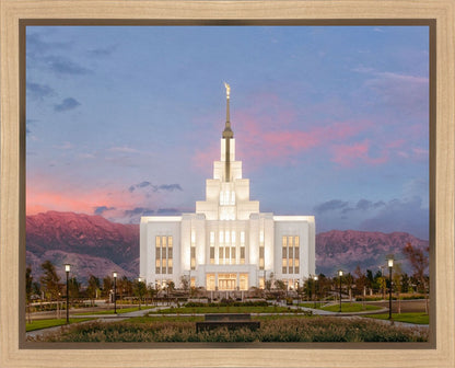 Saratoga Springs Timpanogos Glow Gallery Wrap