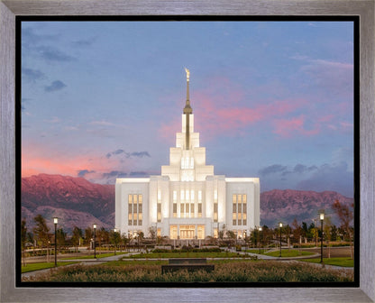Saratoga Springs Timpanogos Glow Gallery Wrap