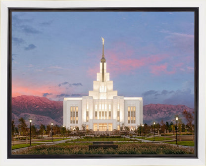 Saratoga Springs Timpanogos Glow Gallery Wrap