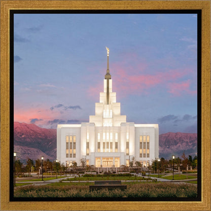 Saratoga Springs Timpanogos Glow Gallery Wrap