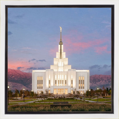 Saratoga Springs Timpanogos Glow Gallery Wrap