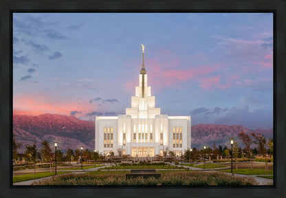 Saratoga Springs Timpanogos Glow Gallery Wrap