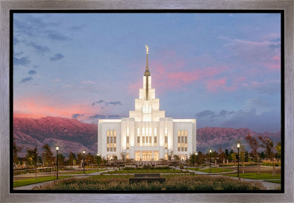 Saratoga Springs Timpanogos Glow Gallery Wrap