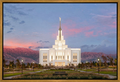 Saratoga Springs Timpanogos Glow Gallery Wrap