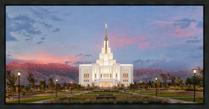 Saratoga Springs Timpanogos Glow Gallery Wrap