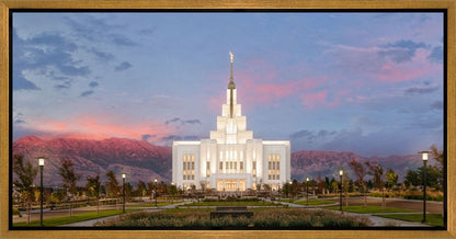 Saratoga Springs Timpanogos Glow Gallery Wrap