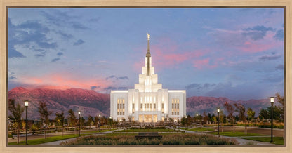 Saratoga Springs Timpanogos Glow Gallery Wrap