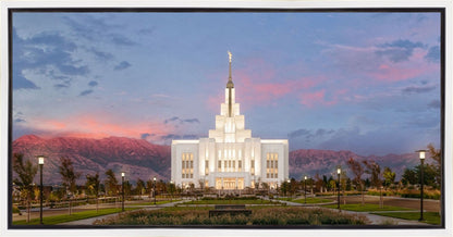 Saratoga Springs Timpanogos Glow Gallery Wrap