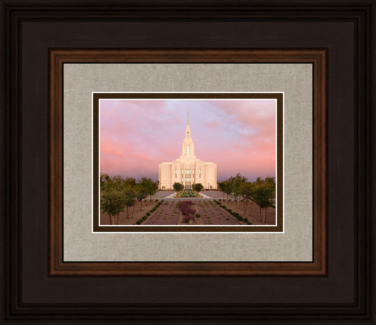 Red Cliffs Utah Glowing Sunset