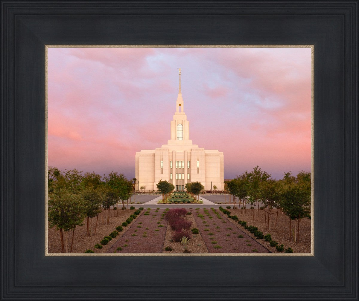 Red Cliffs Utah Glowing Sunset