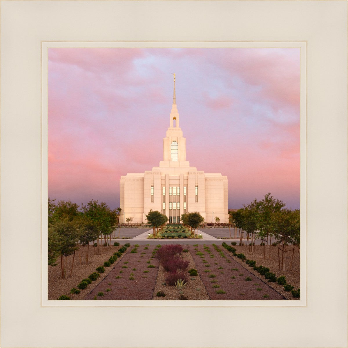 Red Cliffs Utah Glowing Sunset