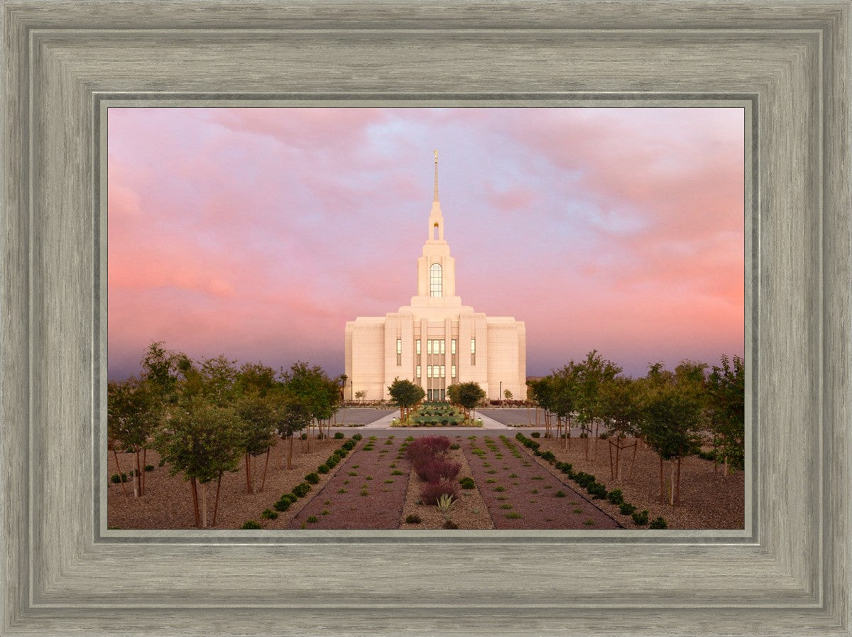 Red Cliffs Utah Glowing Sunset