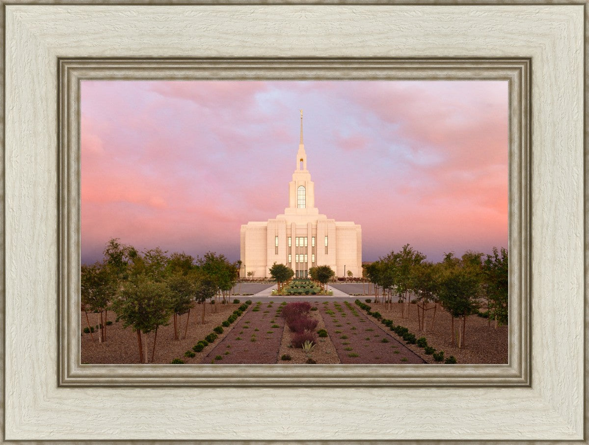 Red Cliffs Utah Glowing Sunset