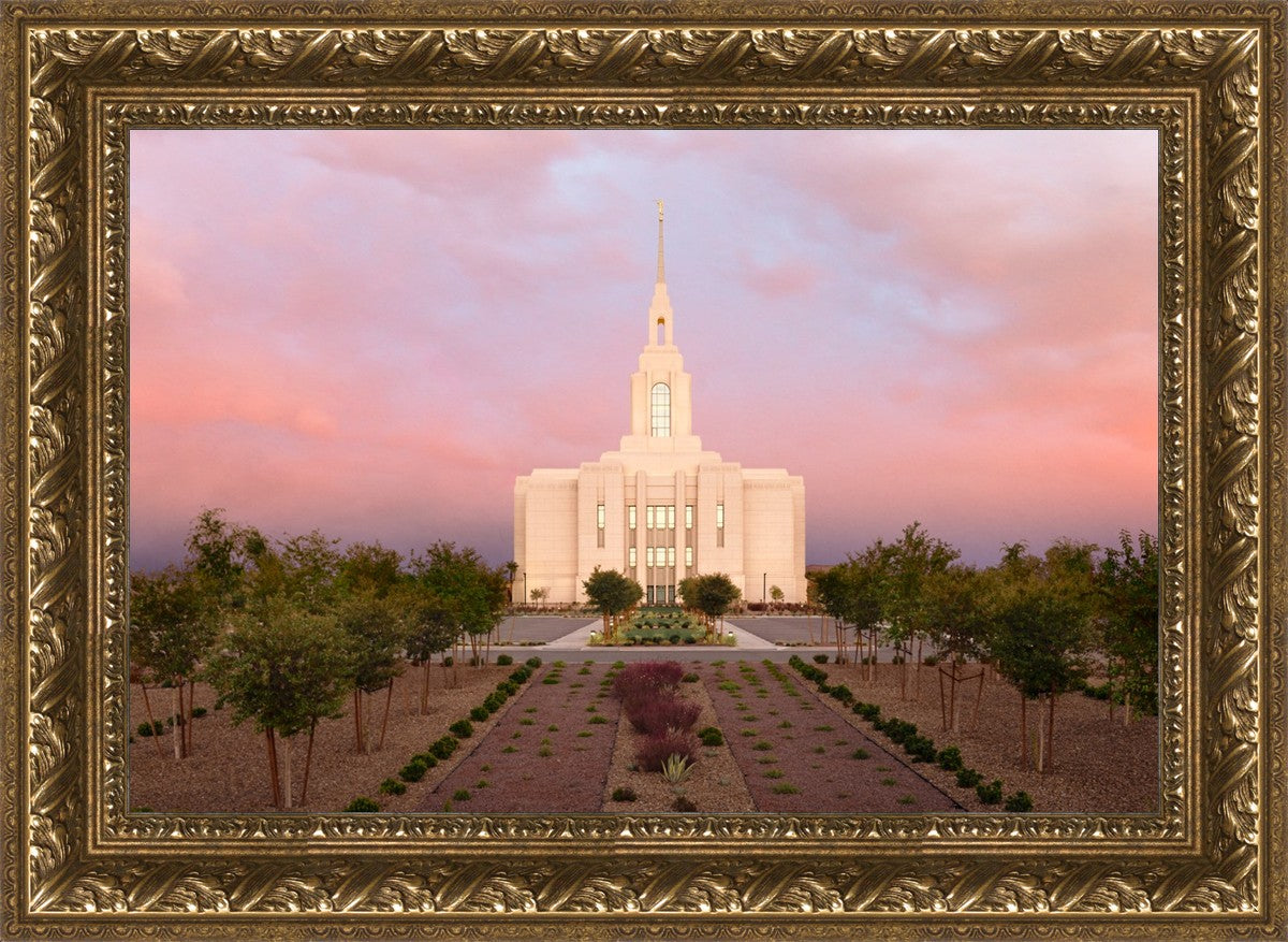 Red Cliffs Utah Glowing Sunset