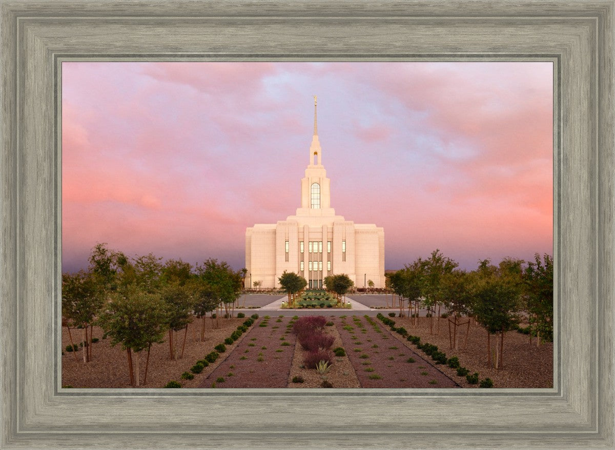 Red Cliffs Utah Glowing Sunset