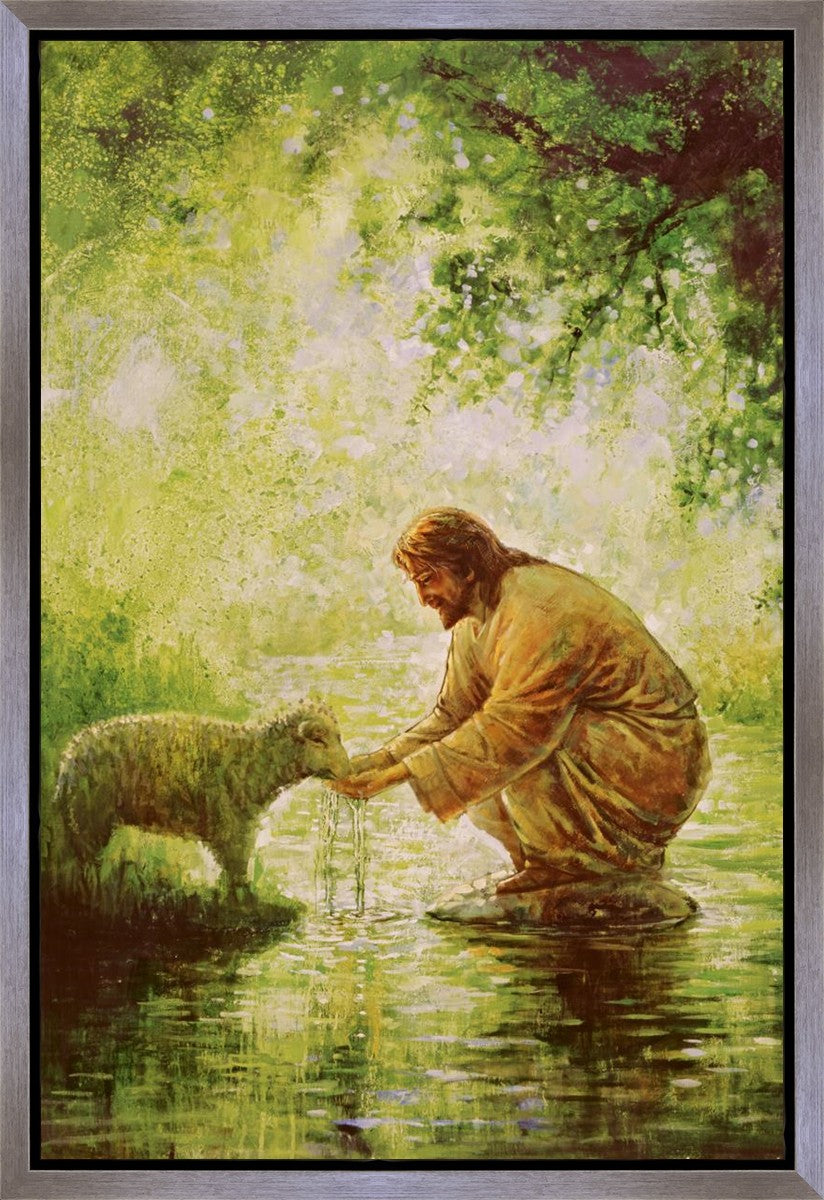 Gentle Shepherd Gallery Wrap
