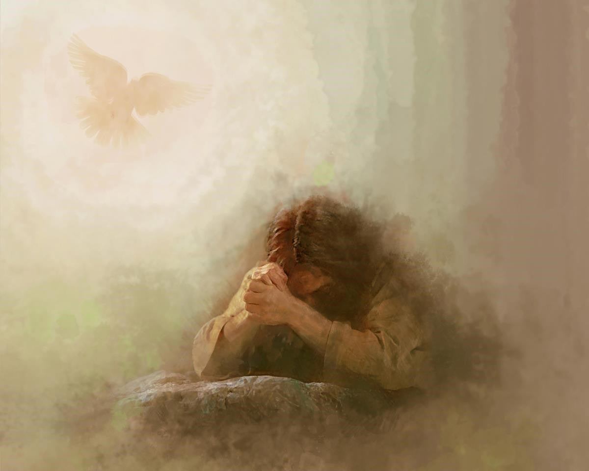 Lord of Prayer NEUTRAL Gallery Wrap
