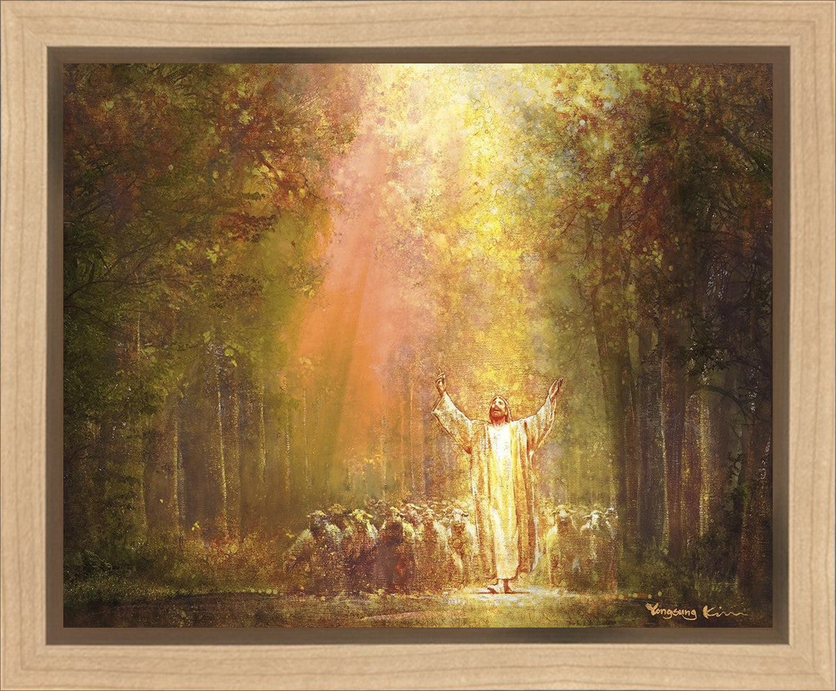 Heaven's Glow Gallery Wrap