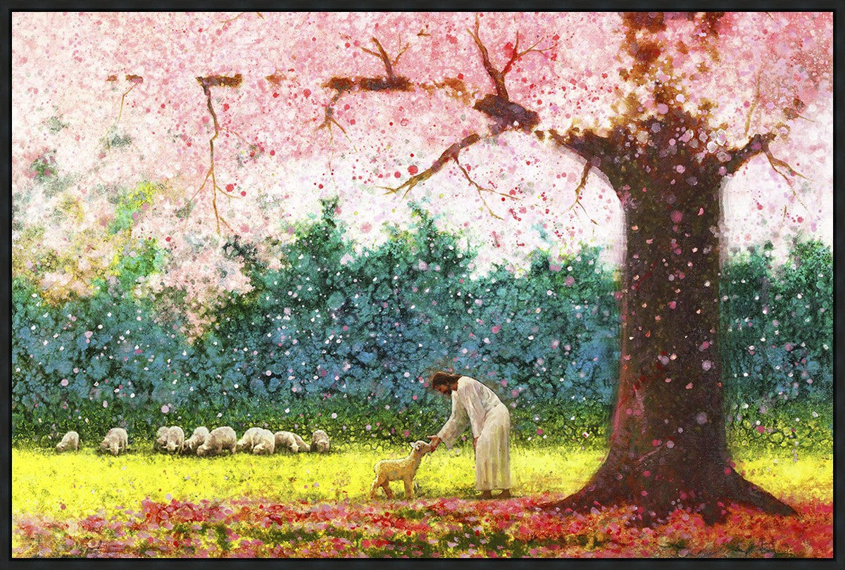 In Green Pastures Large Wall Art Gallery Wrap