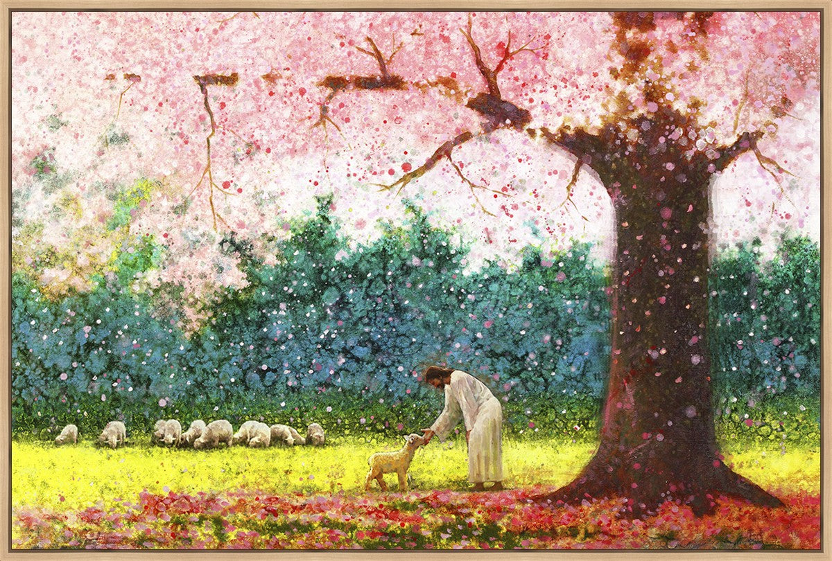 In Green Pastures Large Wall Art Gallery Wrap