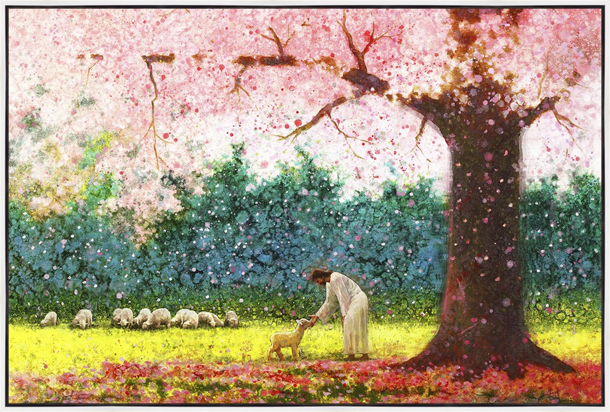 In Green Pastures Large Wall Art Gallery Wrap