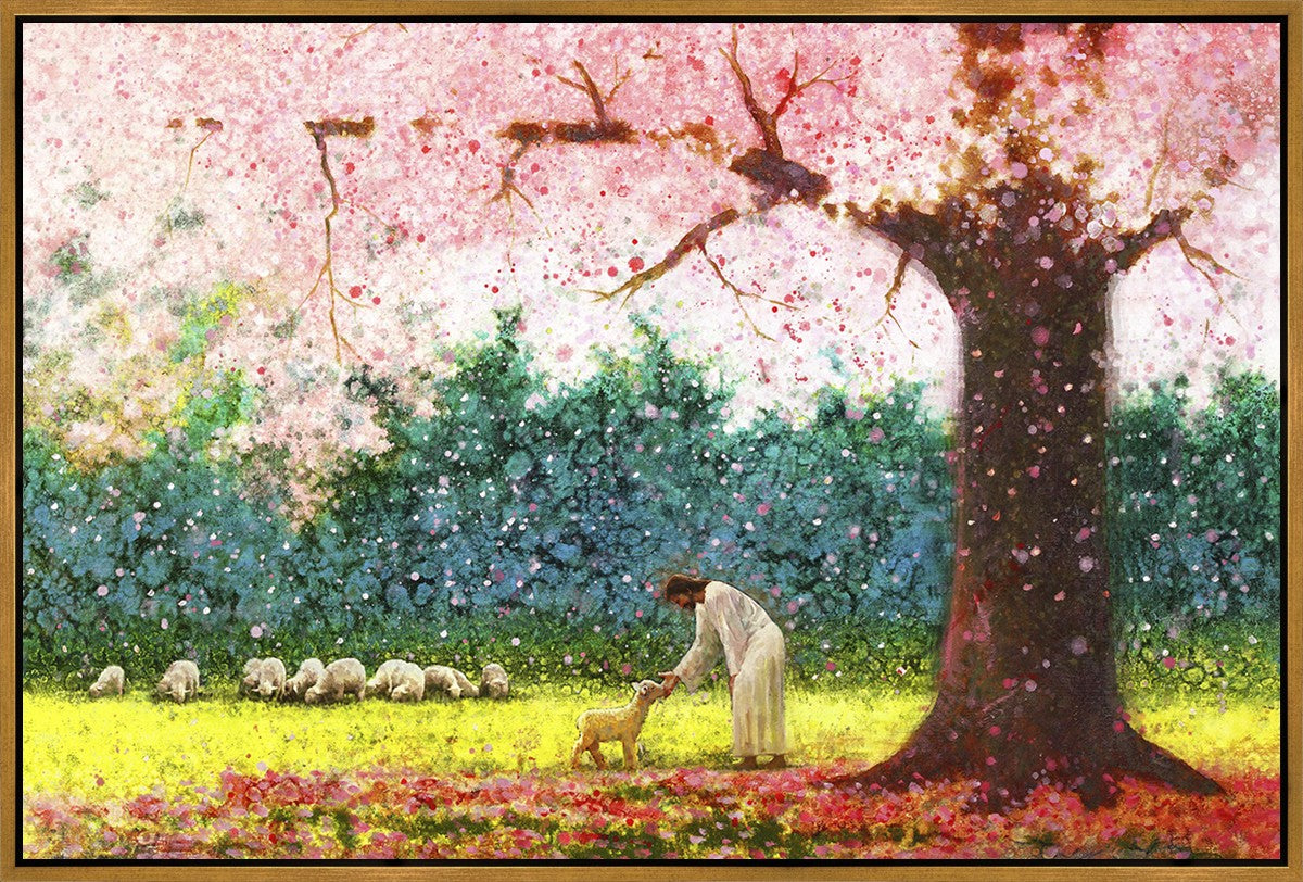 In Green Pastures Large Wall Art Gallery Wrap