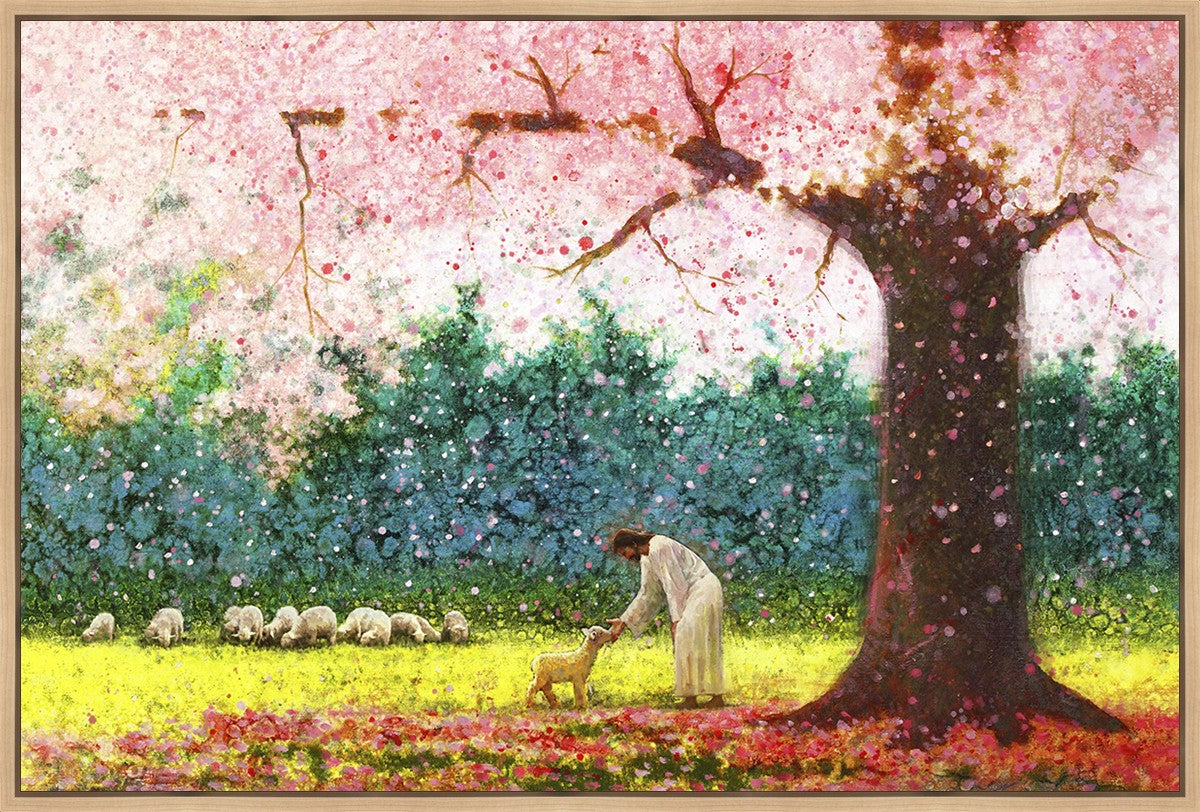 In Green Pastures Large Wall Art Gallery Wrap