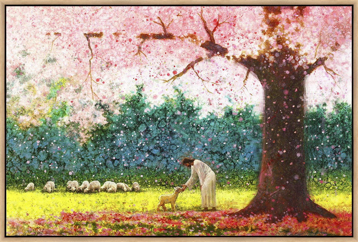 In Green Pastures Large Wall Art Gallery Wrap
