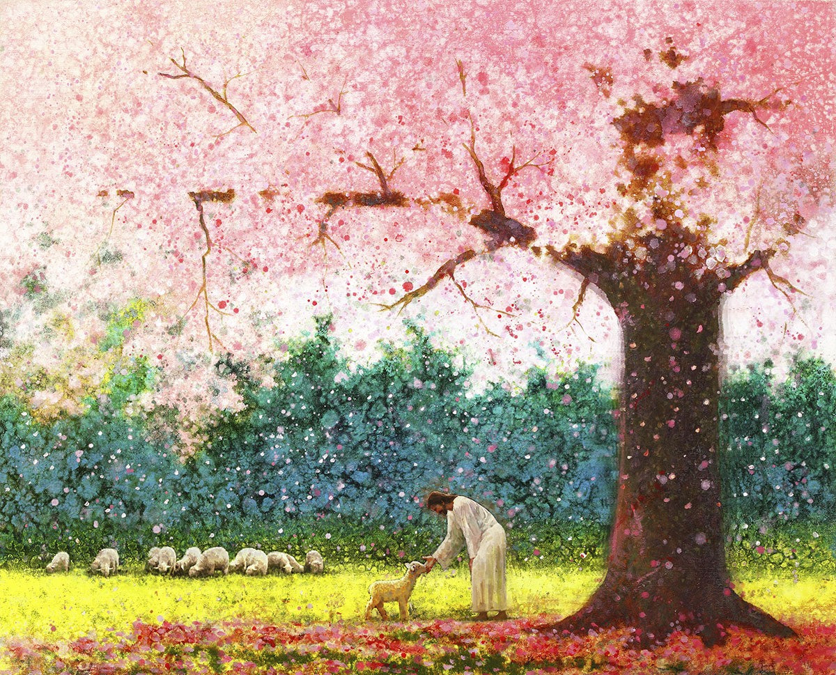 In Green Pastures Large Wall Art Gallery Wrap