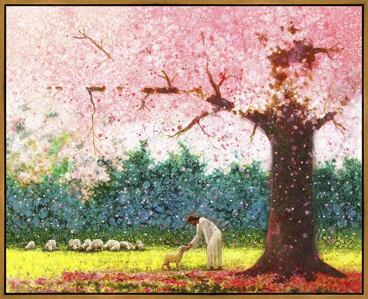 In Green Pastures Large Wall Art Gallery Wrap