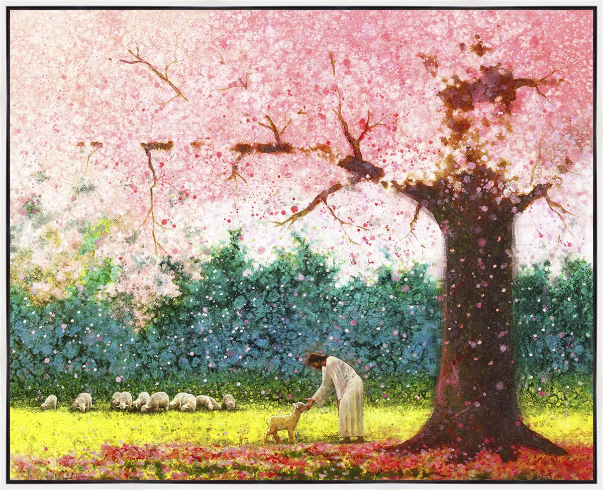 In Green Pastures Large Wall Art Gallery Wrap