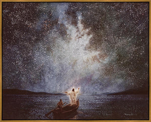 Calm and Stars Large Wall Art Gallery Wrap