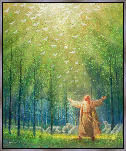 A New Light Shining Large Wall Art Gallery Wrap