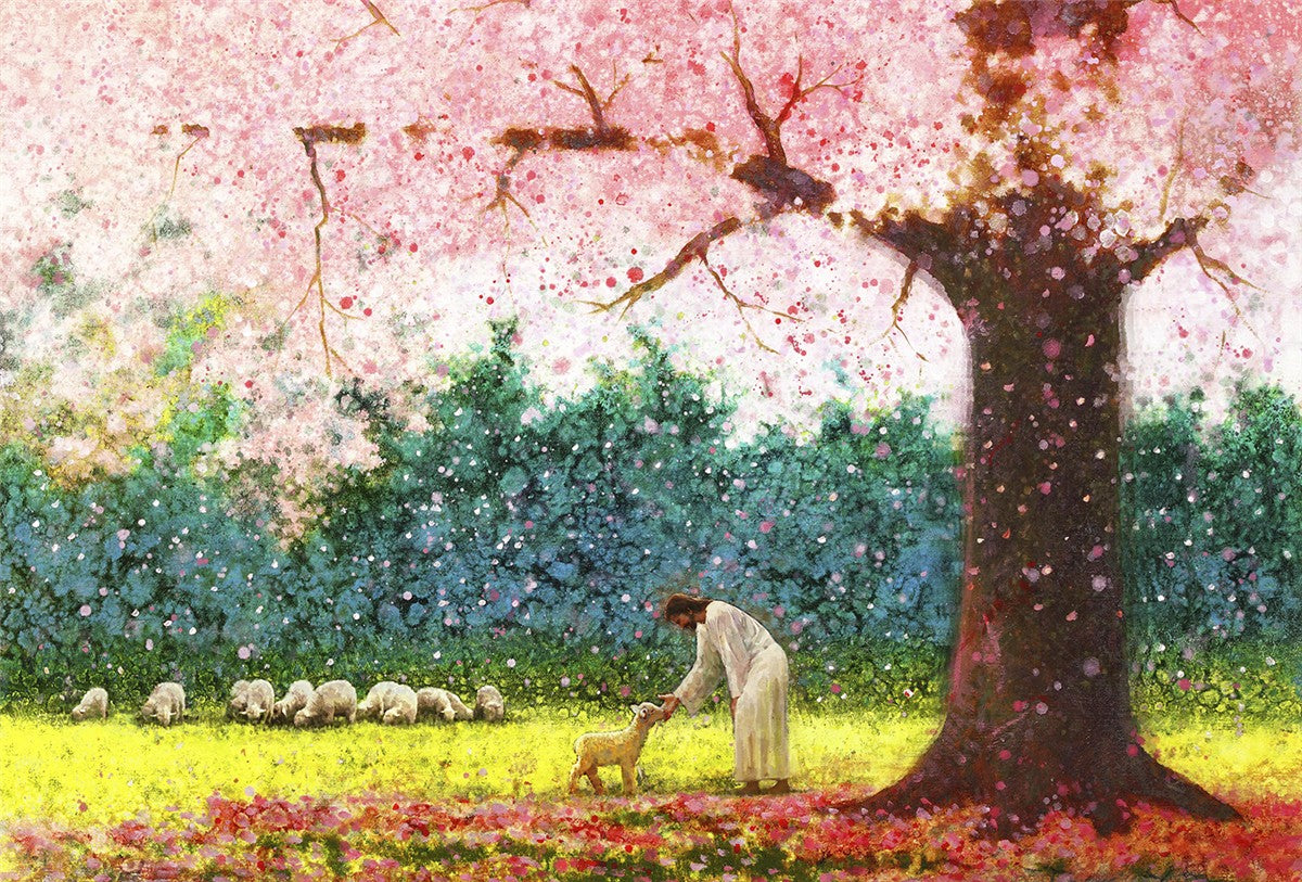 In Green Pastures Large Wall Art Gallery Wrap