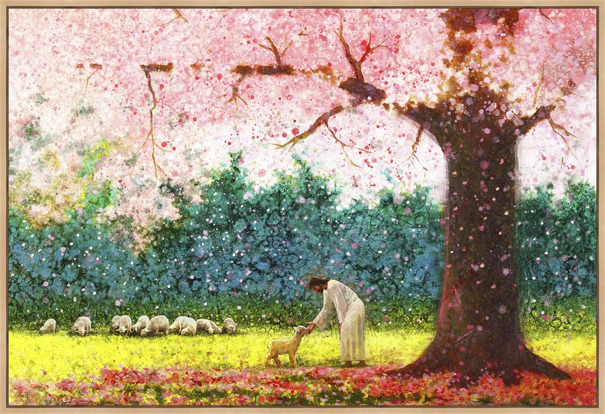 In Green Pastures Large Wall Art Gallery Wrap