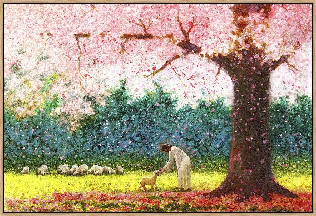 In Green Pastures Large Wall Art Gallery Wrap