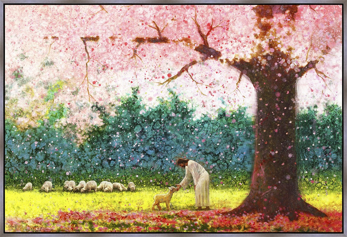 In Green Pastures Large Wall Art Gallery Wrap