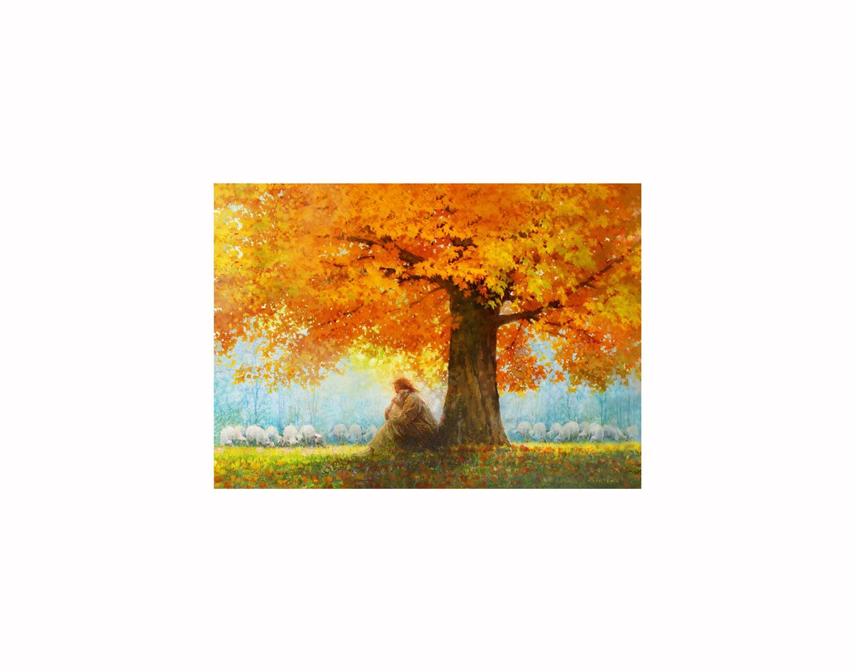 In His Arms Faux Mat Gallery Wrap