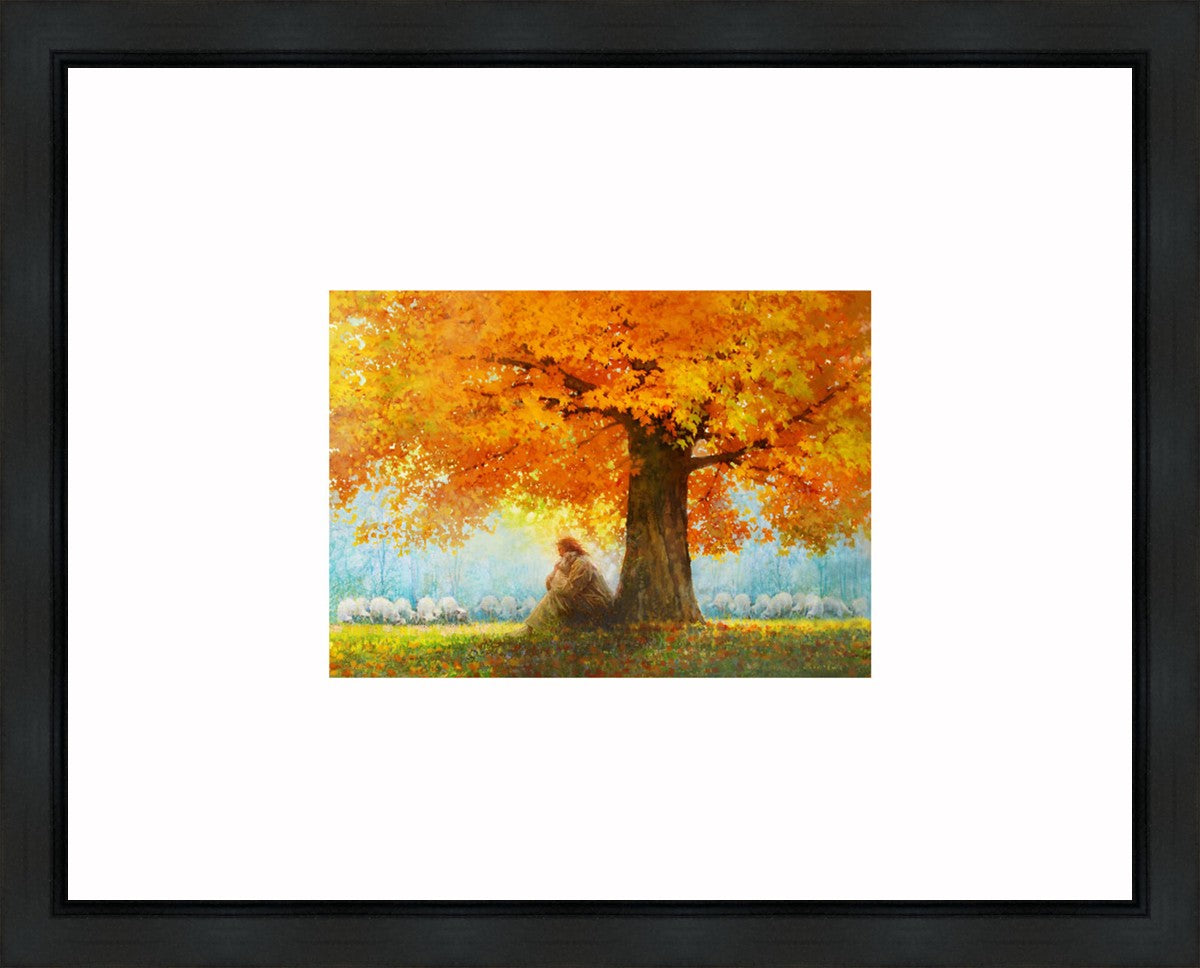 In His Arms Faux Mat Gallery Wrap