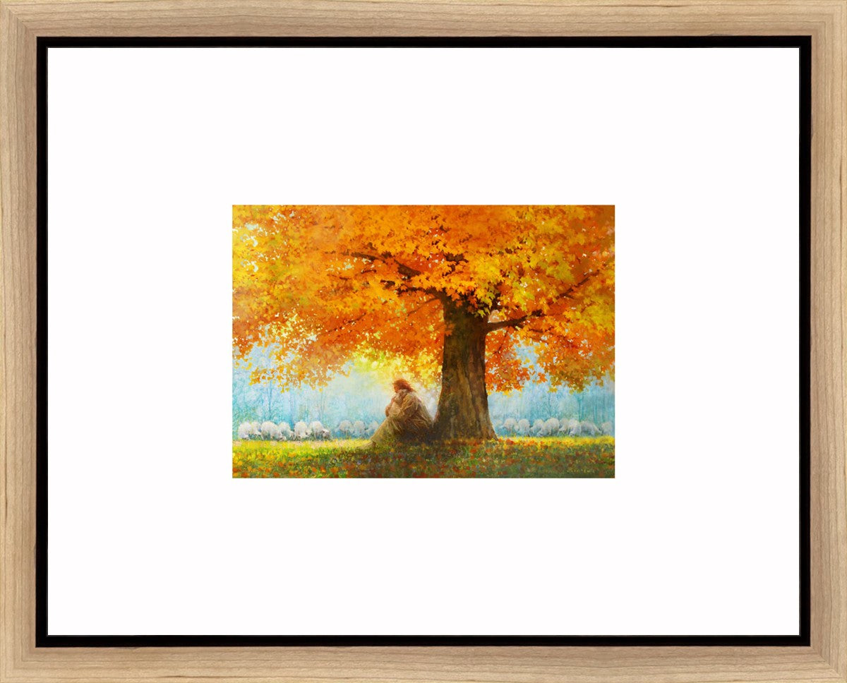 In His Arms Faux Mat Gallery Wrap