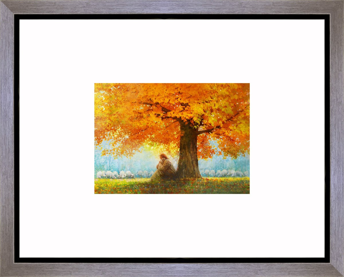 In His Arms Faux Mat Gallery Wrap