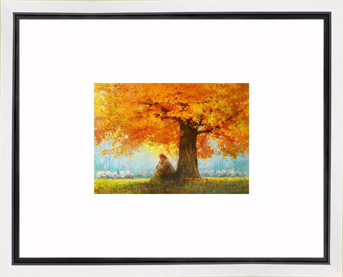 In His Arms Faux Mat Gallery Wrap