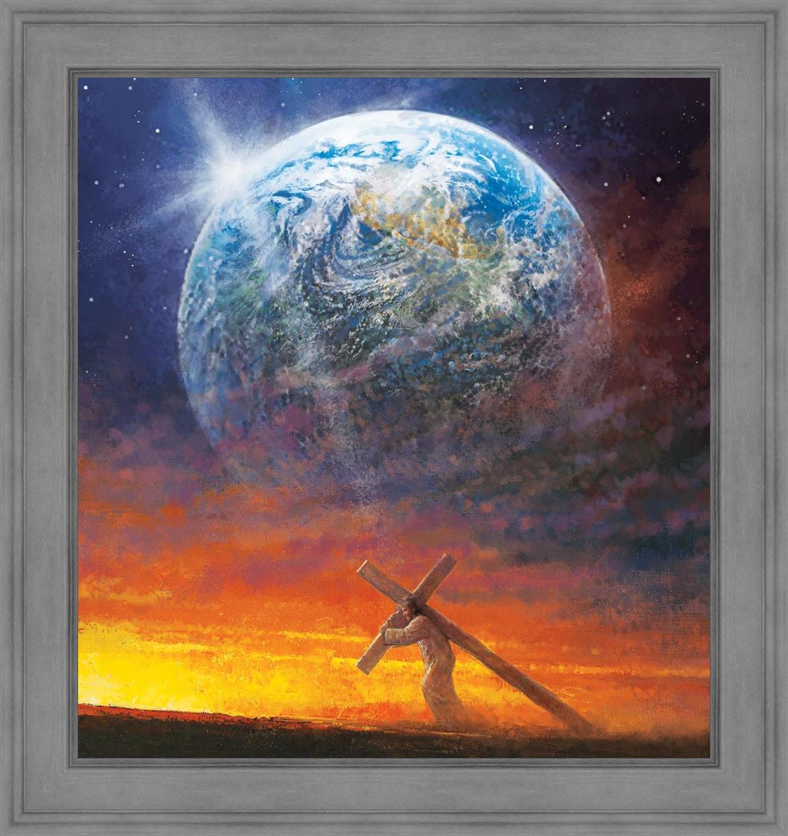 Behold, The Lamb of God by Yongsung Kim Christ walking with a