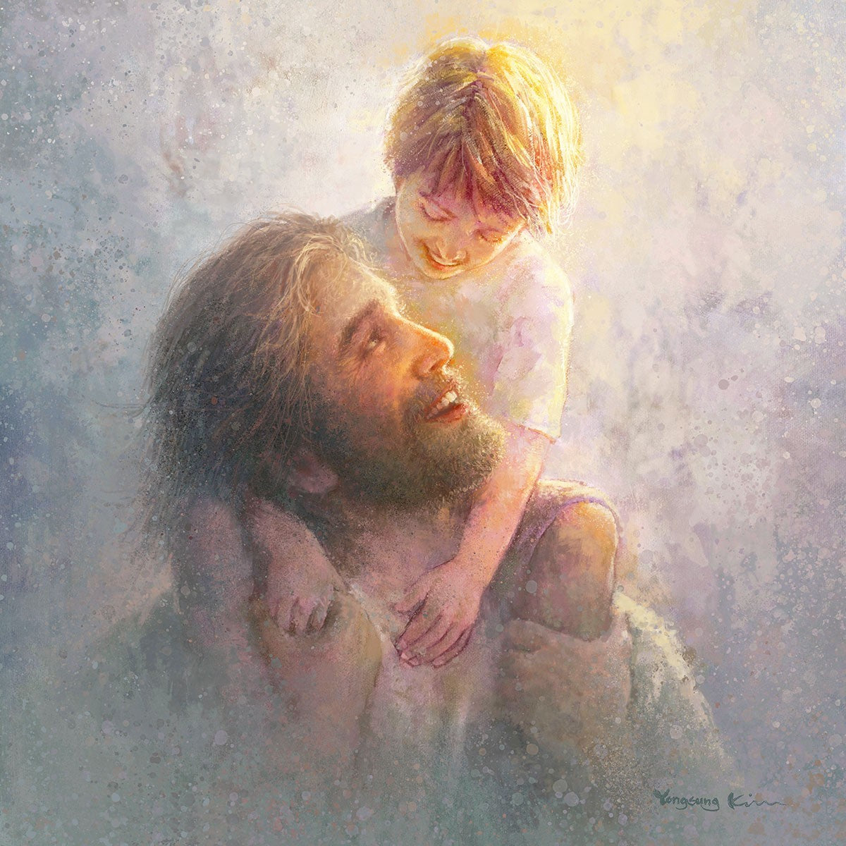 Light Upon His Shoulders Gallery Wrap
