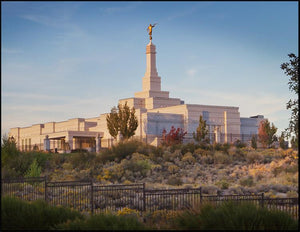 Reno Temple With Fence