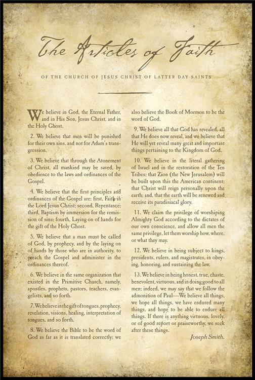 Articles Of Faith