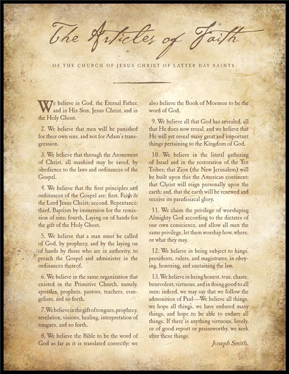 Articles Of Faith